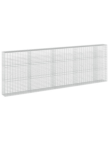 Gabione con Filo da 5 mm e Rete da 5x10 cm 450x30x150 cm