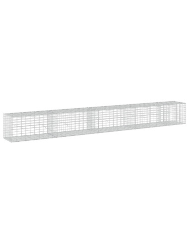 Gabione con Filo da 5 mm e Rete da 5x10 cm 450x50x50 cm