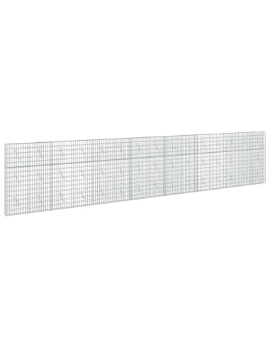 Gabione con Filo da 5 mm e Rete da 5x10 cm 750x10x150 cm
