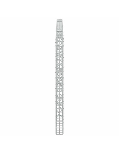Gabione con Filo da 5 mm e Rete da 5x10 cm 350x10x150 cm