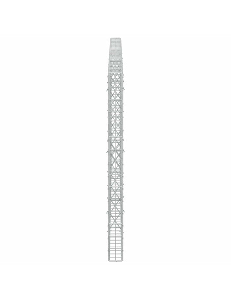 Gabione con Filo da 5 mm e Rete da 5x10 cm 350x10x150 cm