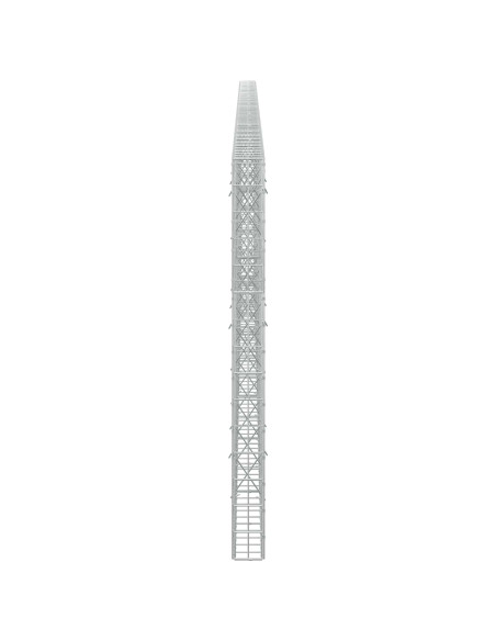 Gabione con Filo da 5 mm e Rete da 5x10 cm 750x10x150 cm