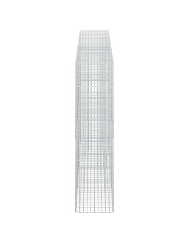 Gabione con Filo da 5 mm e Rete da 5x10 cm 350x50x200 cm