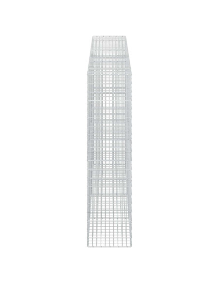 Gabione con Filo da 5 mm e Rete da 5x10 cm 350x50x200 cm