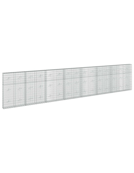 Gabione con Filo da 5 mm e Rete da 5x10 cm 750x20x150 cm