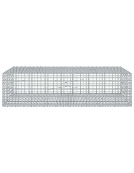 Gabione con Filo da 5 mm e Rete da 5x2,5 cm 200x100x50 cm