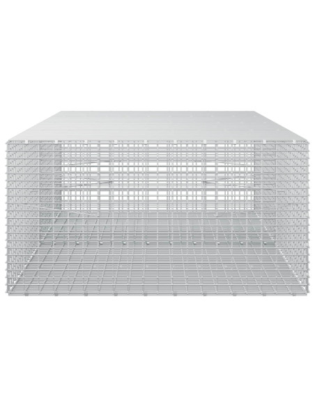 Gabione con Filo da 5 mm e Rete da 5x2,5 cm 200x100x50 cm