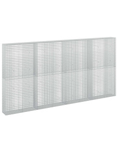 Gabione con Filo da 5 mm e Rete da 5x2,5 cm 400x30x200 cm 2