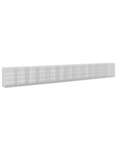 Gabione con Filo da 5 mm e Rete da 5x2,5 cm 1200x100x150 cm 2