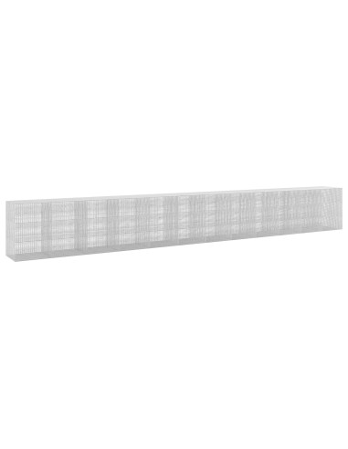 Gabione con Filo da 5 mm e Rete da 5x2,5 cm 1200x100x150 cm
