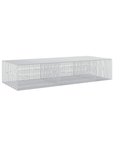 Gabione con Filo da 5 mm e Rete da 5x2,5 cm 250x100x50 cm