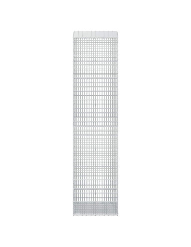 Gabione con Filo da 5 mm e Rete da 5x2,5 cm 50x50x200 cm