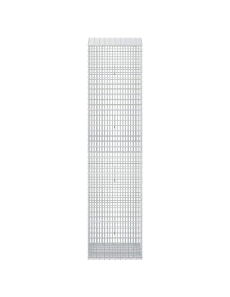 Gabione con Filo da 5 mm e Rete da 5x2,5 cm 50x50x200 cm