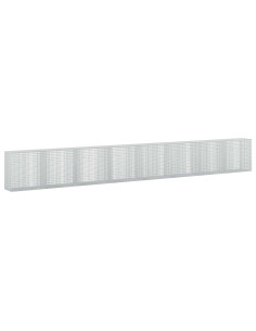 Gabione con Filo da 5 mm e Rete da 5x2,5 cm 800x50x100 cm 2