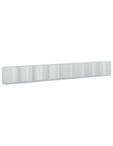 Gabione con Filo da 5 mm e Rete da 5x2,5 cm 800x50x100 cm