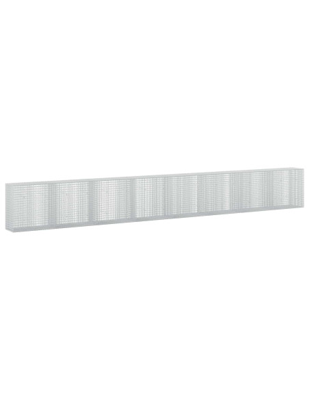 Gabione con Filo da 5 mm e Rete da 5x2,5 cm 800x50x100 cm