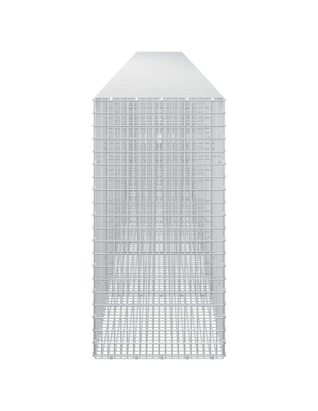 Gabione con Filo da 5 mm e Rete da 5x2,5 cm 800x50x100 cm