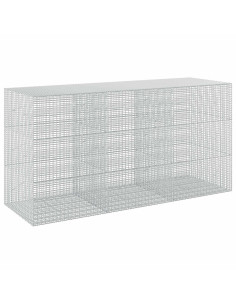 Gabione con Filo da 5 mm e Rete da 5x2,5 cm 300x100x150 cm 2
