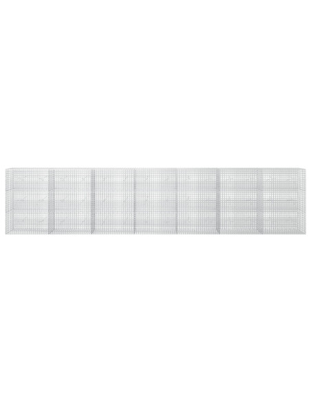Gabione con Filo da 5 mm e Rete da 5x2,5 cm 700x20x150 cm