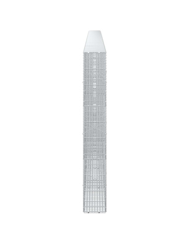 Gabione con Filo da 5 mm e Rete da 5x2,5 cm 700x20x150 cm