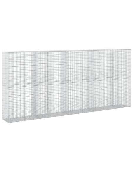 Gabione con Filo da 5 mm e Rete da 5x2,5 cm 450x50x200 cm