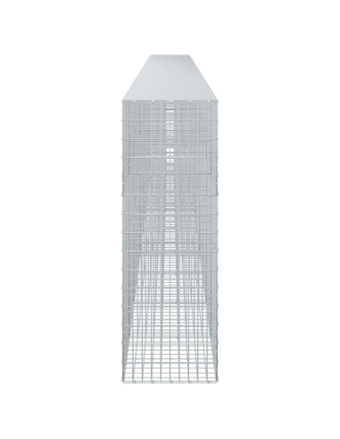 Gabione con Filo da 5 mm e Rete da 5x10 cm 1000x50x150 cm