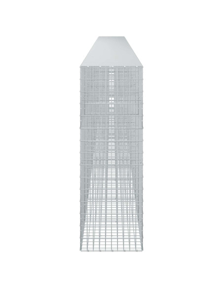Gabione con Filo da 5 mm e Rete da 5x10 cm 1000x50x150 cm