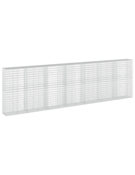 Gabione con Filo da 5 mm e Rete da 5x10 cm 700x50x200 cm
