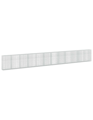 Gabione con Filo da 5 mm e Rete da 5x10 cm 1200x50x150 cm