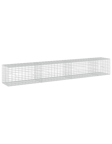 Gabione con Filo da 5 mm e Rete da 5x10 cm 350x50x50 cm
