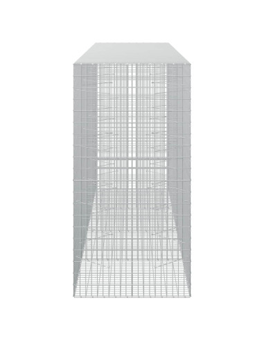 Gabione con Filo da 5 mm e Rete da 5x10 cm 400x100x200 cm