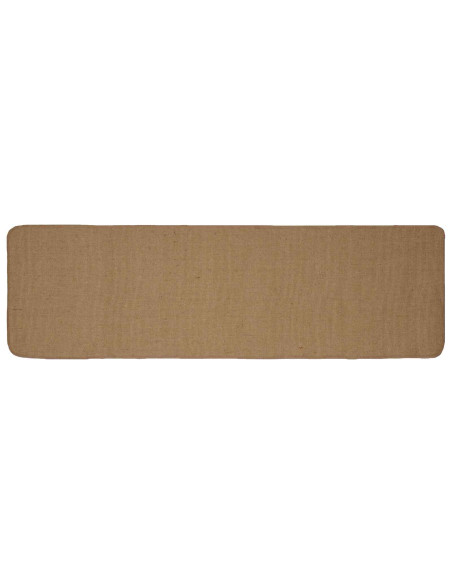 Tappeto da Area Marrone Chiaro 60 x 250 cm Juta