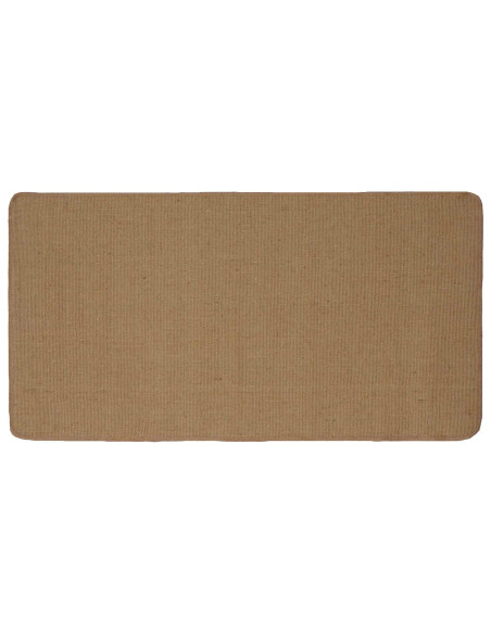 Tappeto da Area Marrone Chiaro 80 x 150 cm Juta