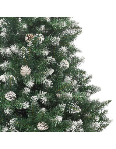 Albero di Natale artificiale con 300 LED Verde 180 cm