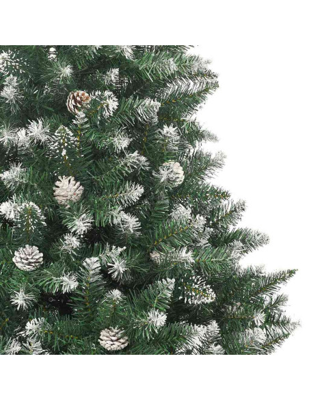 Albero di Natale artificiale con 300 LED Verde 180 cm