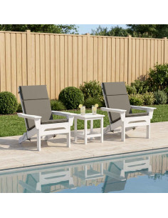 Cuscino per sedia a schienale alto GEMERT 2 pz 100% Poliestere