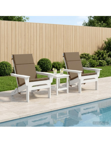 Cuscino per sedia a schienale alto GEMERT 2 pz 100% Poliestere