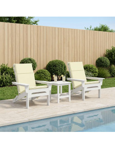 Cuscino per sedia a schienale alto GEMERT 2 pz 100% Poliestere