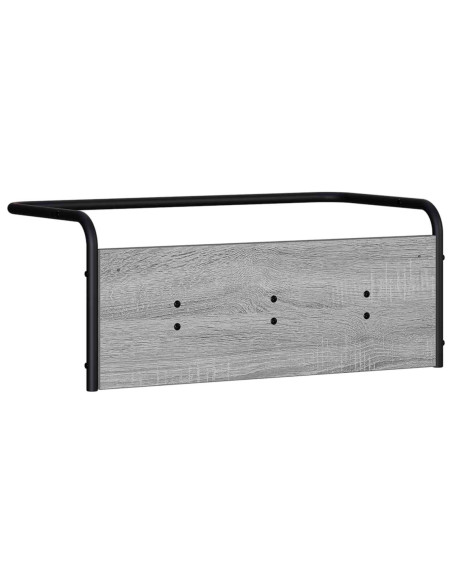 Appendiabiti Sonoma grigio 60 x 30 x 25 cm Legno ingegnerizzato