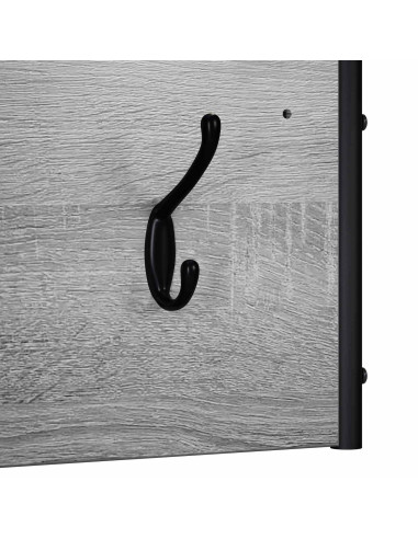 Appendiabiti Sonoma grigio 60 x 30 x 25 cm Legno ingegnerizzato