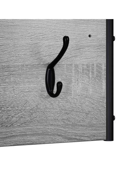 Appendiabiti Sonoma grigio 60 x 30 x 25 cm Legno ingegnerizzato
