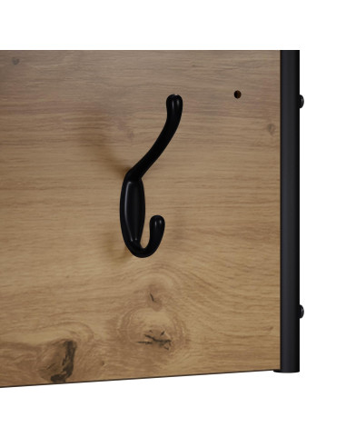 Appendiabiti Rovere Artigianale 60 x 30 x 25 cm
