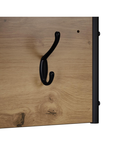 Appendiabiti Rovere Artigianale 60 x 30 x 25 cm