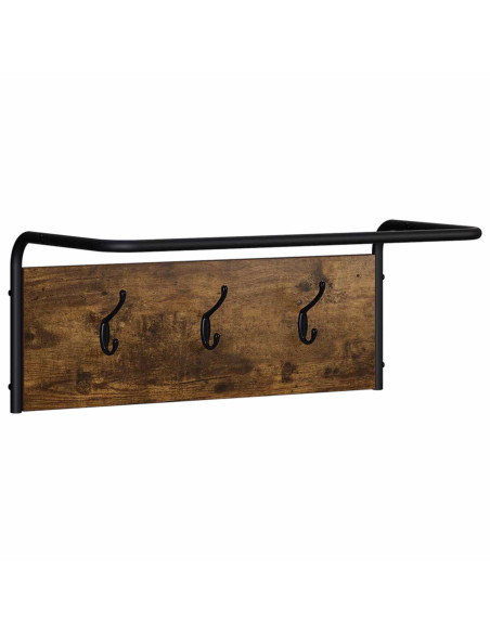 Appendiabiti Rovere Fumo 60 x 30 x 25 cm Legno ingegnerizzato