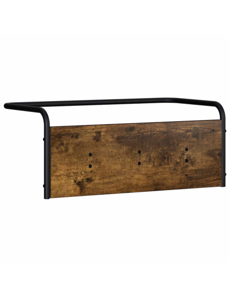 Appendiabiti Rovere Fumo 60 x 30 x 25 cm Legno ingegnerizzato