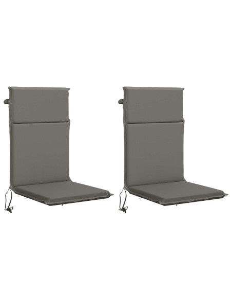 Cuscino per sedia a schienale alto GEMERT 2 pz 100% Poliestere
