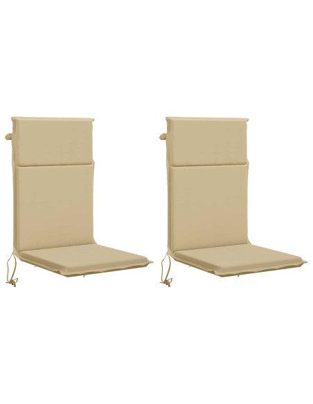 Cuscino per sedia a schienale alto GEMERT 2 pz 100% Poliestere