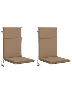Cuscino per sedia a schienale alto GEMERT 2 pz 100% Poliestere 2