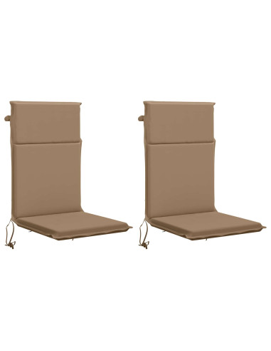 Cuscino per sedia a schienale alto GEMERT 2 pz 100% Poliestere