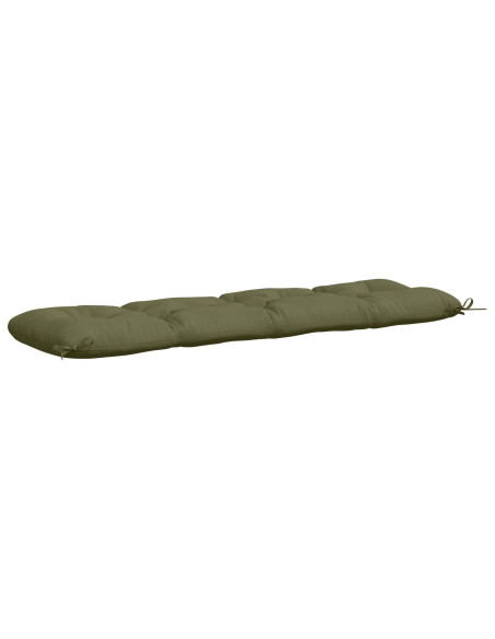 Cuscini per Panchina VIANEN 2 pz 100% Poliestere Verde Oliva